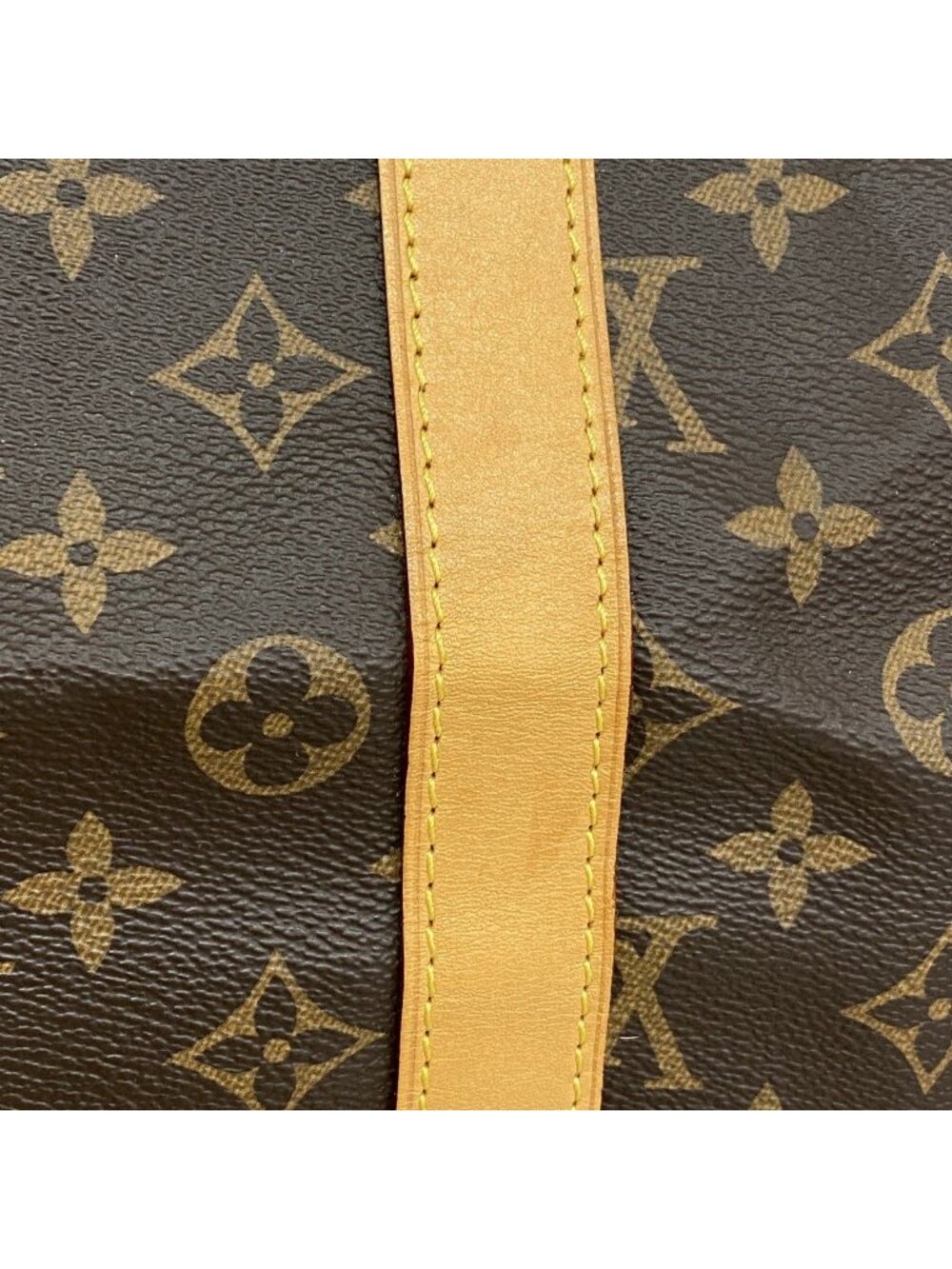 Louis Vuitton Boston Bag Monogram Keepall Bandouliere 55 Brown - Picture 9 of 10